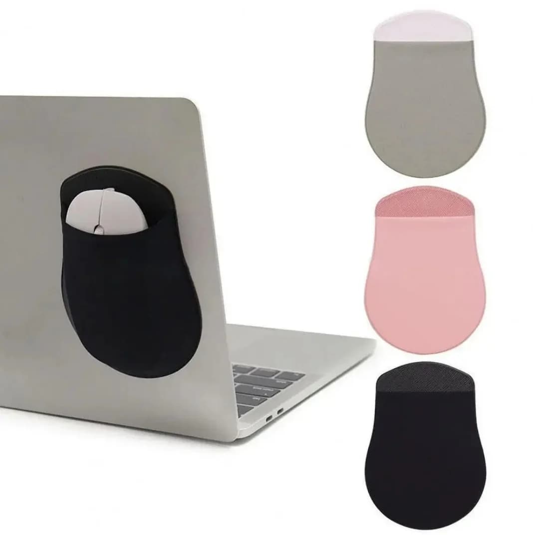 Custodia Universale Autoadesiva per Mouse Wireless, Porta Mouse per Laptop, Riutilizzabile, Senza Residui di Colla