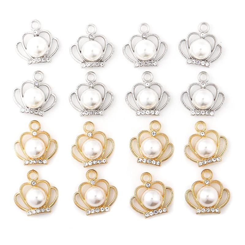 15 Pz 17*16 MMFashion Fascino In Lega Corona Ciondolo Delicato Creazione di Gioielli trovato Adatto Collana FAI DA TE Bracciale Orecchini Accessori
