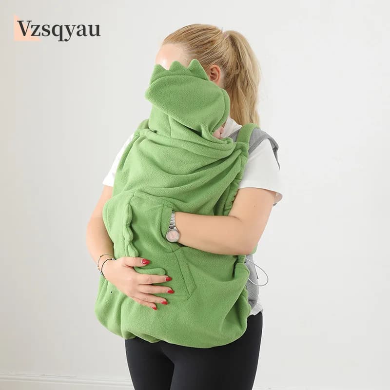 Marsupio per neonati Sgabello per parabrezza Trapunta per parabrezza Mantello di dinosauro puro Coperta per parabrezza per bambini super morbida e confortevole Regalo per il bambino