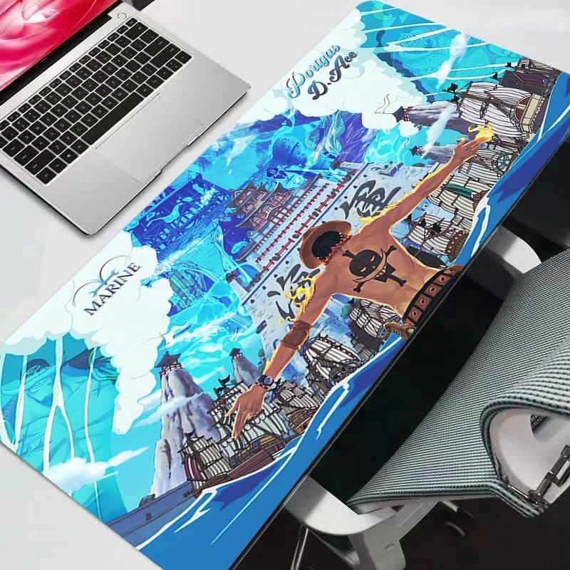 Tappetino per mouse One Piece Game 900x400 in gomma per mini PC, tastiera, laptop, computer, tappetino da scrivania veloce, accessori da gioco, mousepad resistente
