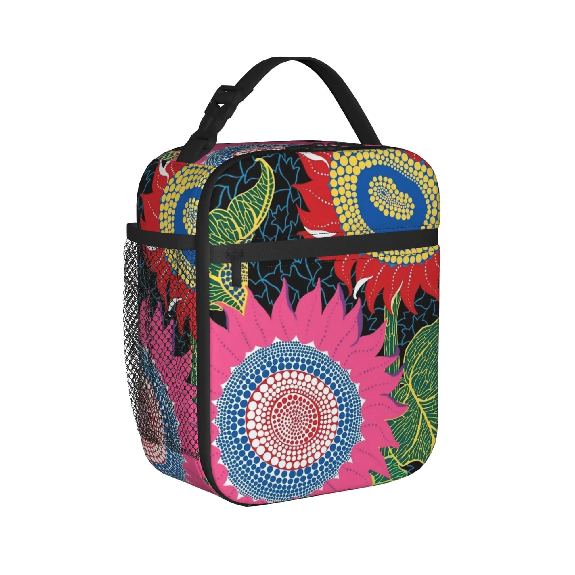 Borsa termica per il pranzo Yayoi Kusama per ufficio, contenitore portatile per alimenti, scatole termiche per il pranzo
