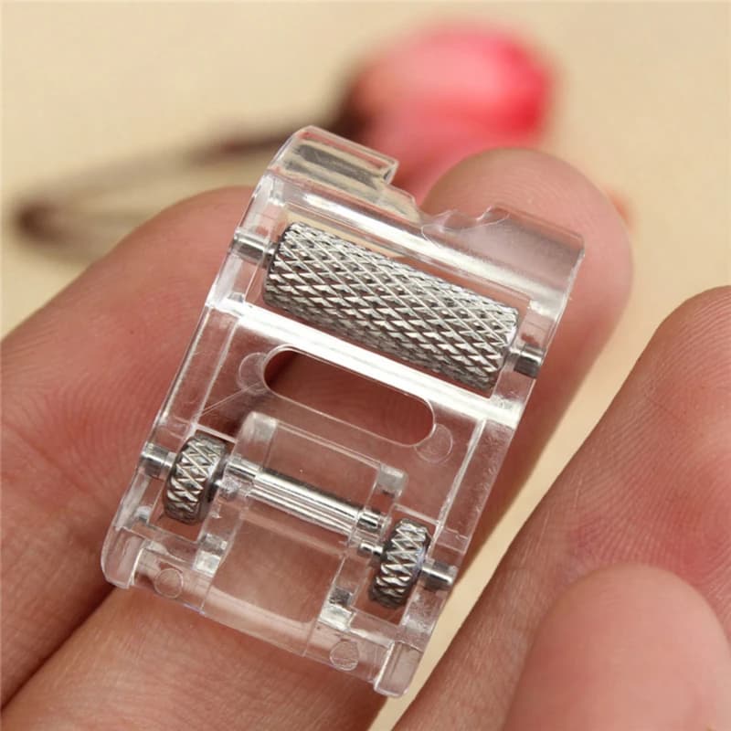 1/2/3pcs Roller Sewing Machine Presser Foot Plus Non-Stick Zigzag Presser Foot For Singer Brother Low Shank Sewing Machine NEW