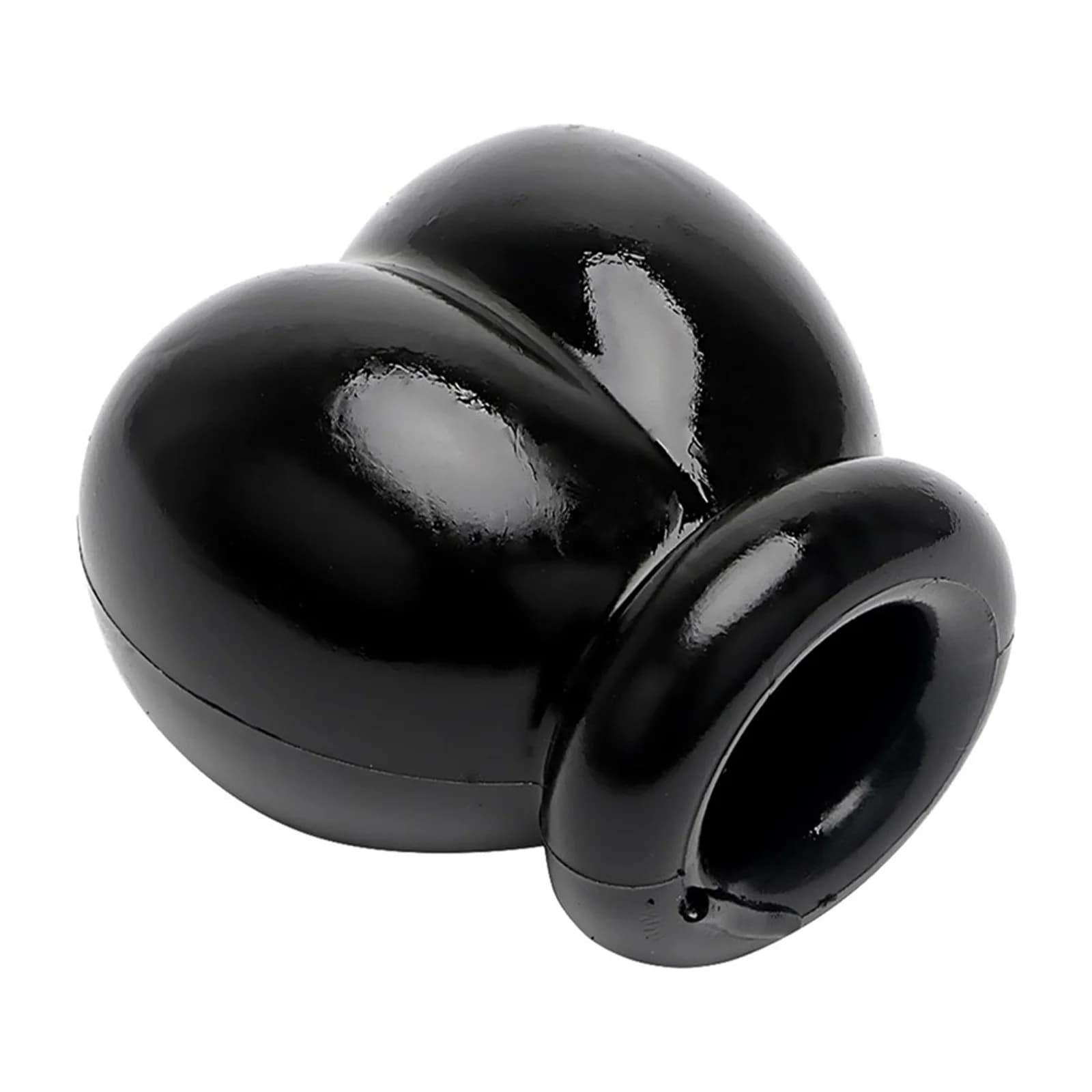 High Stretch Silicone Testicle Support Sleeve Dual Loop Fixation Cock Ring Kit Erection Stabilizer Intimate Relax Accessory