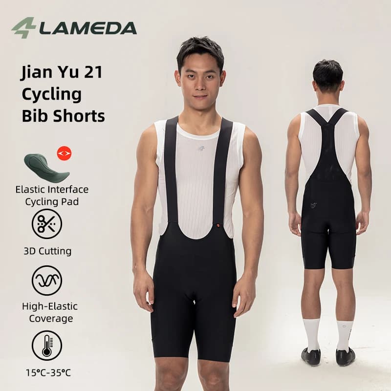 LAMEDA 2026 New Unisex Double Arrow Professional Cycling Shorts Breathable Slim for Road Bike