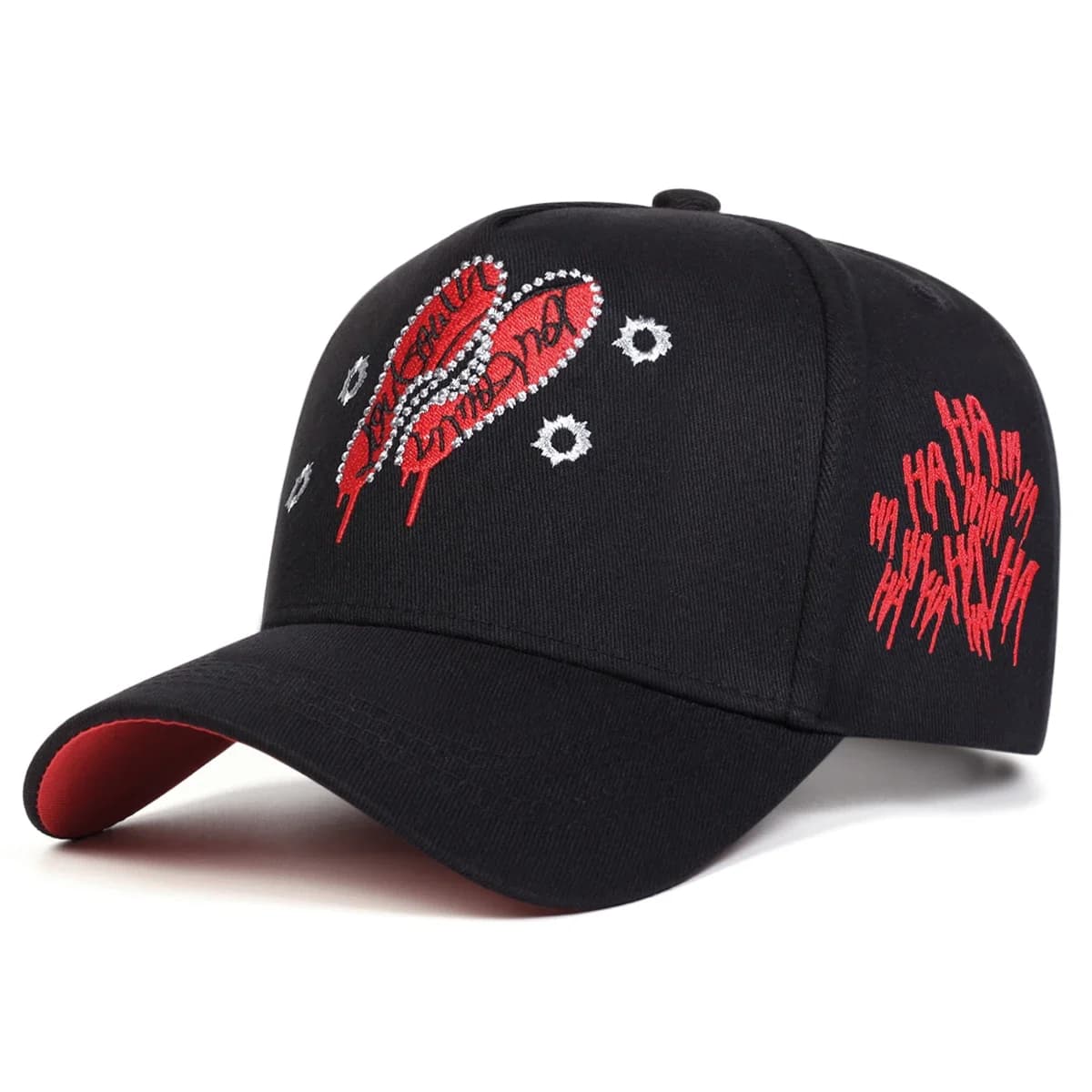 Cappellini da Baseball Unisex con Ricamo a Impronta, Regolabili per Primavera e Autunno, Cappelli Casual da Esterno, Cappello Parasole, Berretto Sportivo