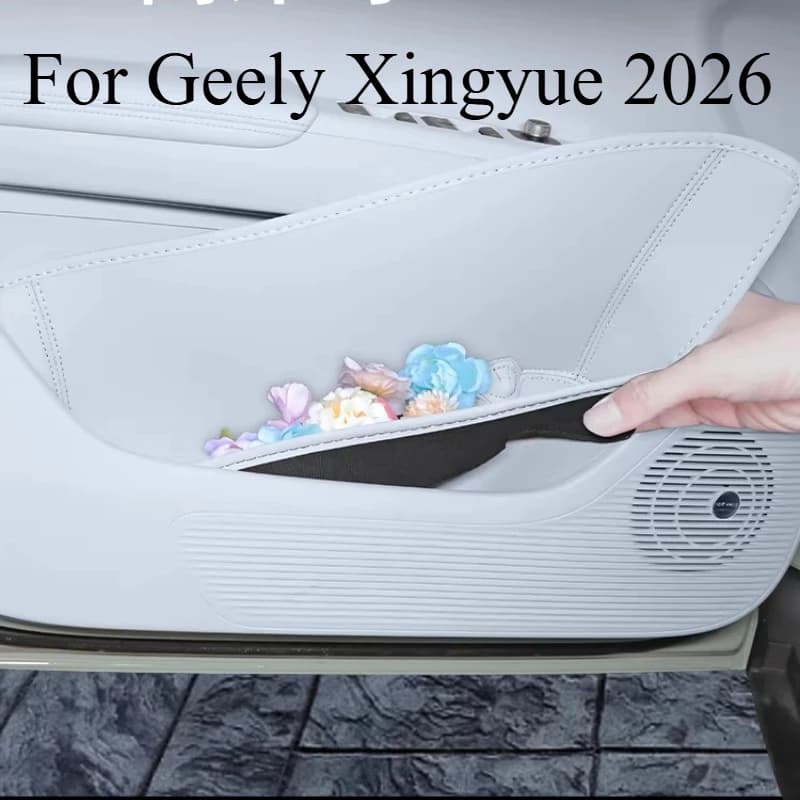Organizzatore Portaoggetti in Pelle per Portiera Auto Geely Xingyue 2026, Organizzatore per Vano Porta Anteriore