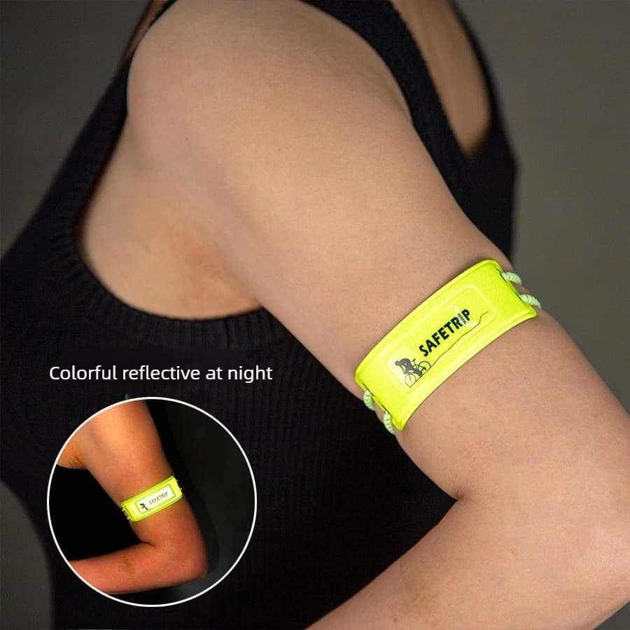 New adjustable elastic reflective bands, colored reflective belts for trousers, reflective straps for cycling and night race