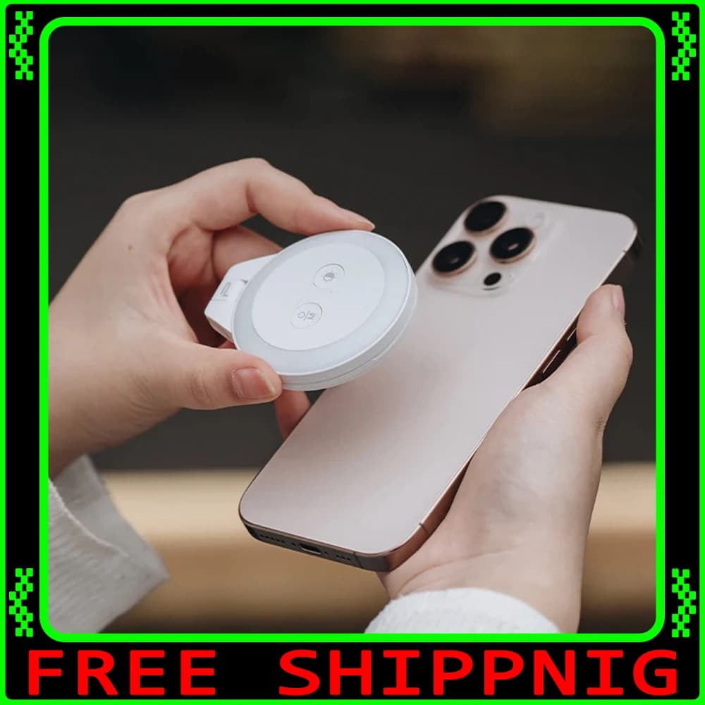 PGYTECH Mobile Light MagSafe Anello magnetico Ancoraggio Selfie dal vivo Mini bellezza portatile