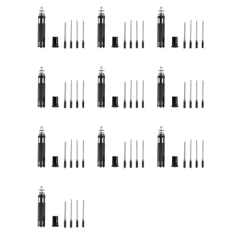 【GIORNO DEL GIORNO DI GRAZIA】Set di 10 cacciaviti esagonali 4 in 1 Emax con punte esagonali H1.5 H2.0 2.5 H3.0mm, strumenti per modellismo RC