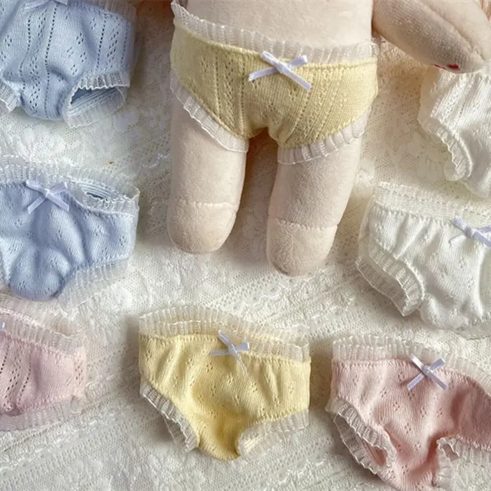 Vestiti di moda per bambole di cotone nuovi multicolori mutandine per bambole mutandine per bambole 1/11 ob11 per bambola 1/12bjd