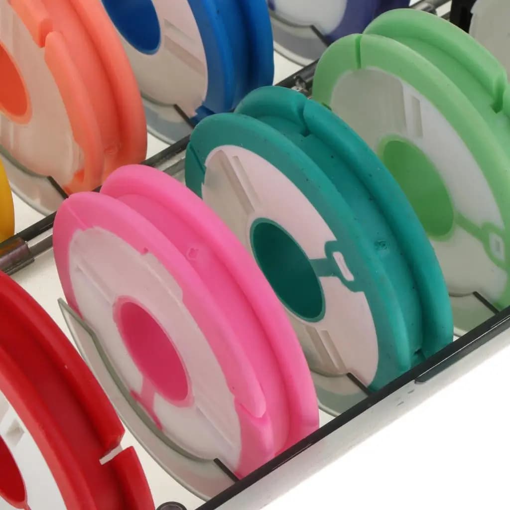 Carp Fishing Rigs Spools Silicone Main Line Storage Box Plastic Bobbin Case Ellipse Single Shaft Organizer
