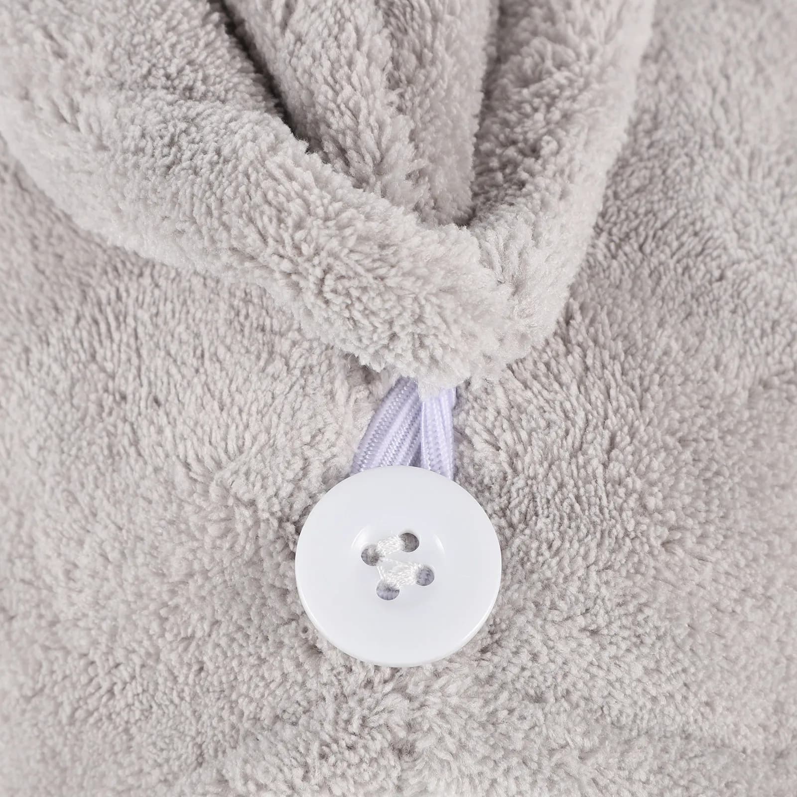 Set di 3 Asciugamani per Capelli ad Asciugatura Rapida, Leggeri e Assorbenti, per Donne, Eleganti e Semplici, Ideali per Doccia e Viaggi
