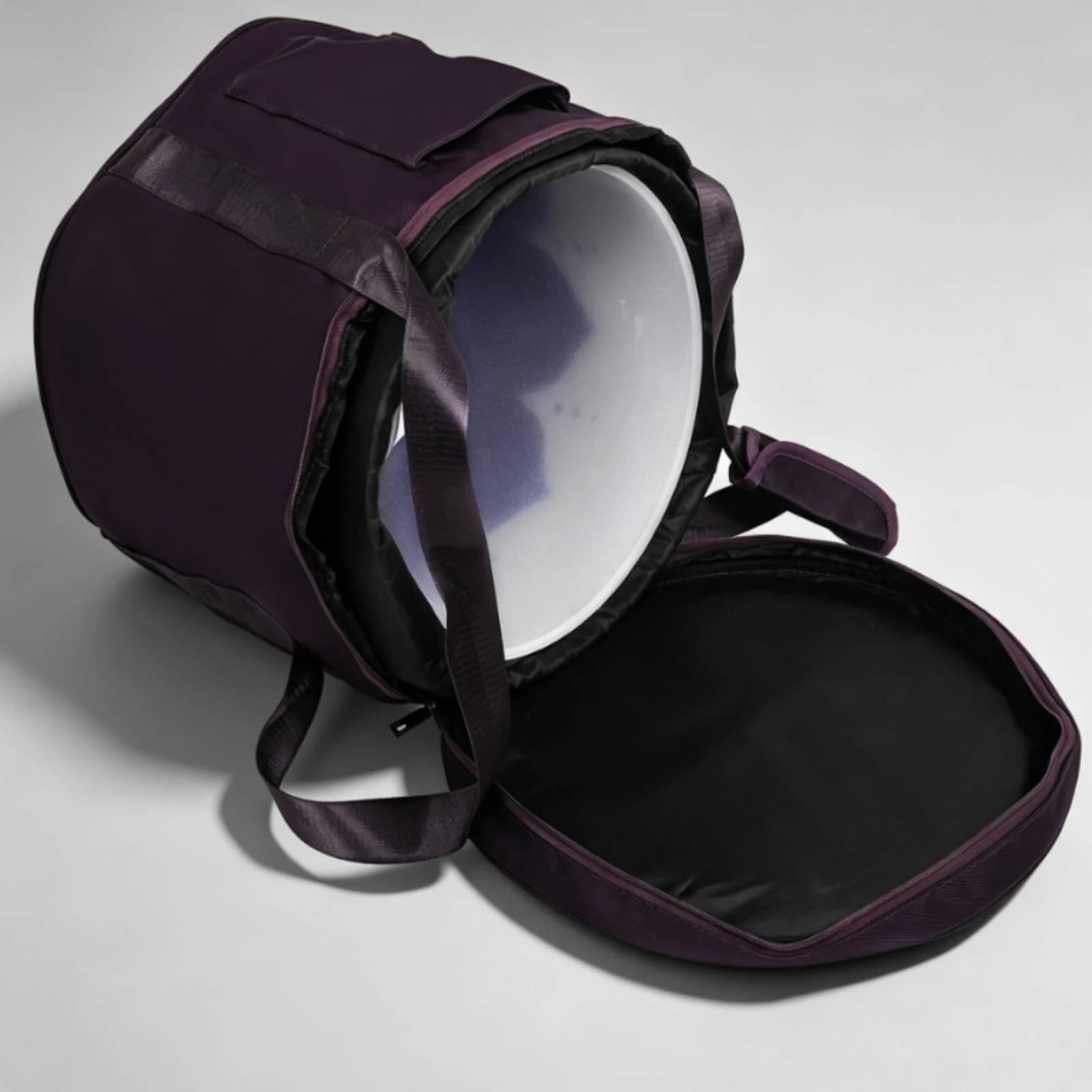 Padded Singing Bowl Bag Zippered Singing Bowl Bag Wellness Accessory Inner Liner Polyester Cotton