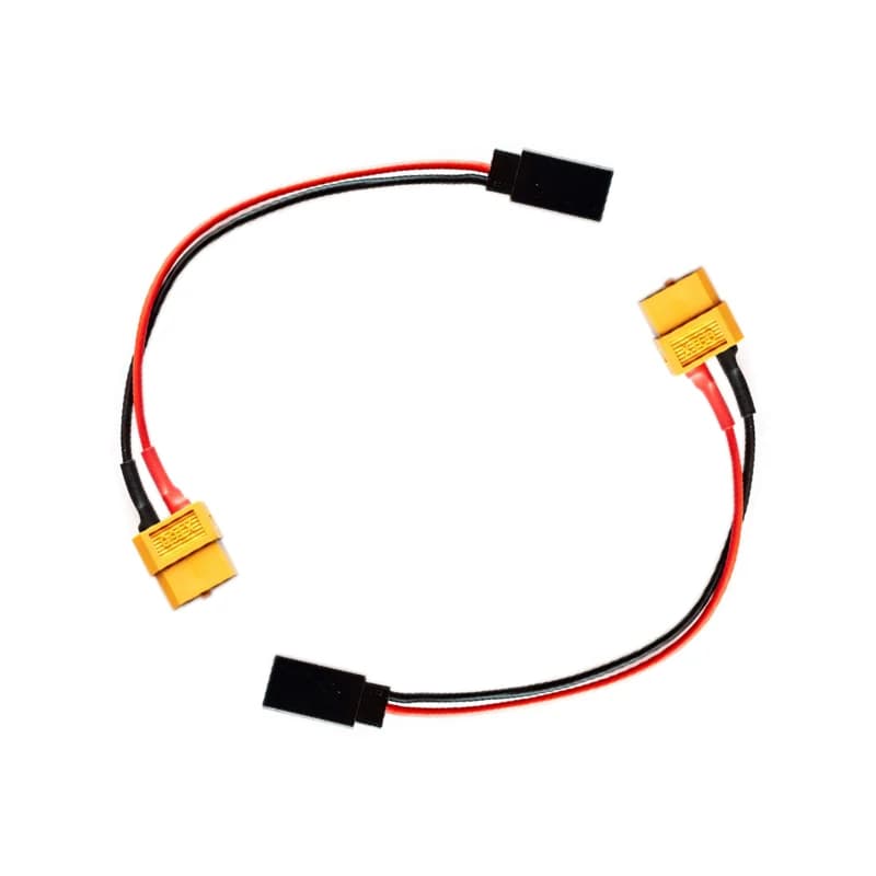 2 pezzi Futaba RX connettore femmina a XT60 femmina adattatore cavo di ricarica cavo 22awg 15 cm/30 cm per caricabatterie stile ISDT