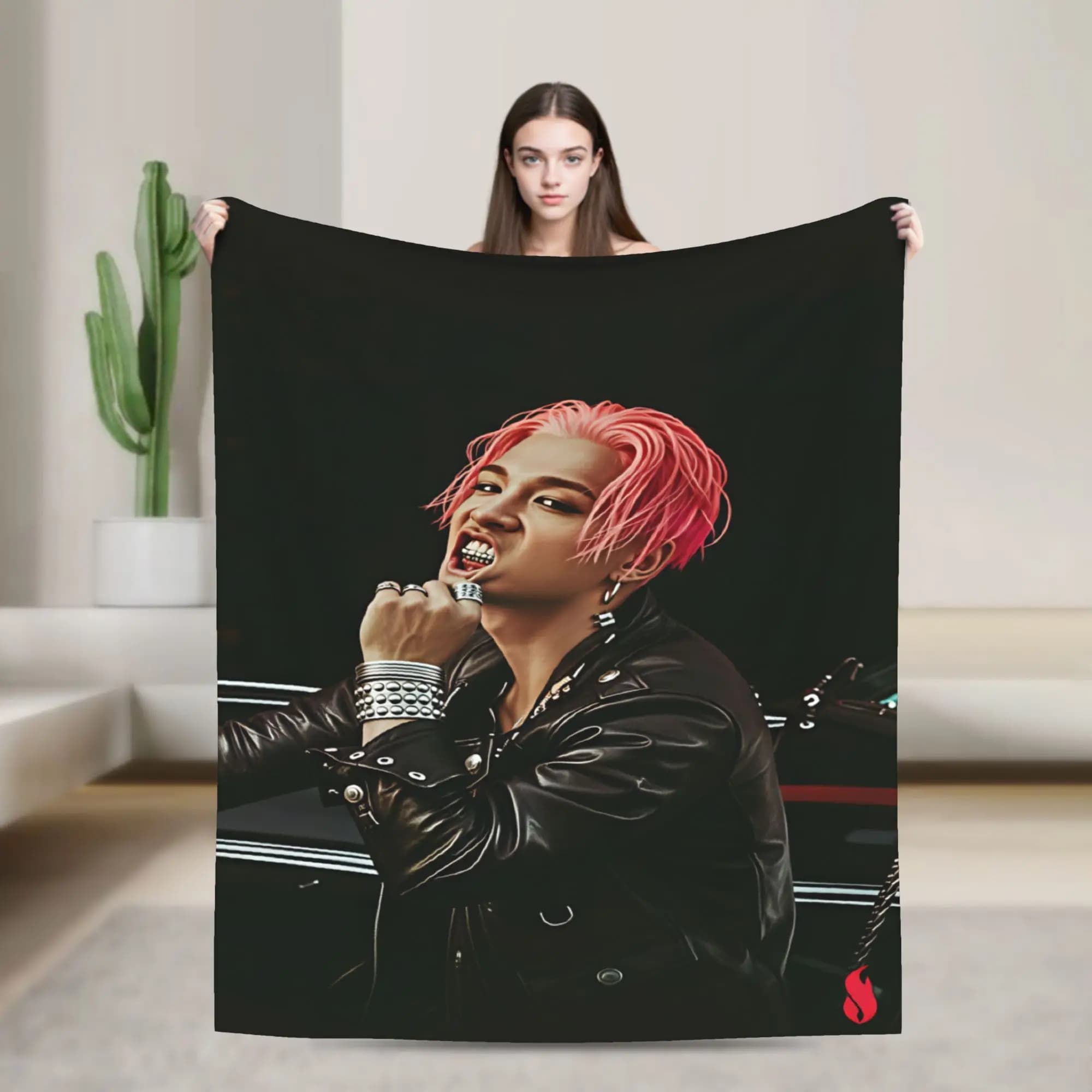Singer T-TAEYANG Flannel Blankets Warm Soft Throw Blanket for Couch Chair Picnic Graphic Bedspread Sofa Bed Cover