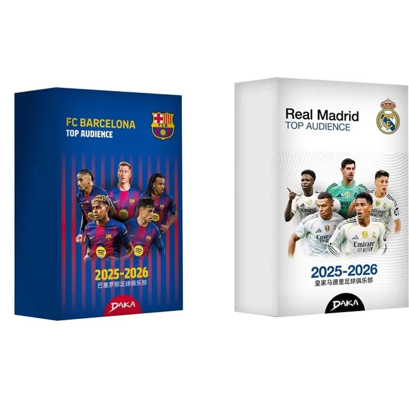Daka 2025-26 Top Audience Series 2 Yamal Maps Football Star Collection Card with Autograph and Official Soccer Club Rating