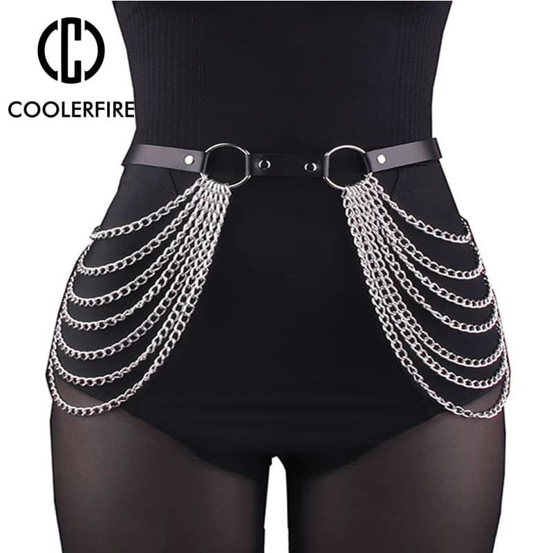 Cintura da donna con catena in vita Cintura gotica Designer Cinture di moda Cinturino per abiti Cintura da donna in oro argento per jeans Cintura per pantaloni da donna CY11