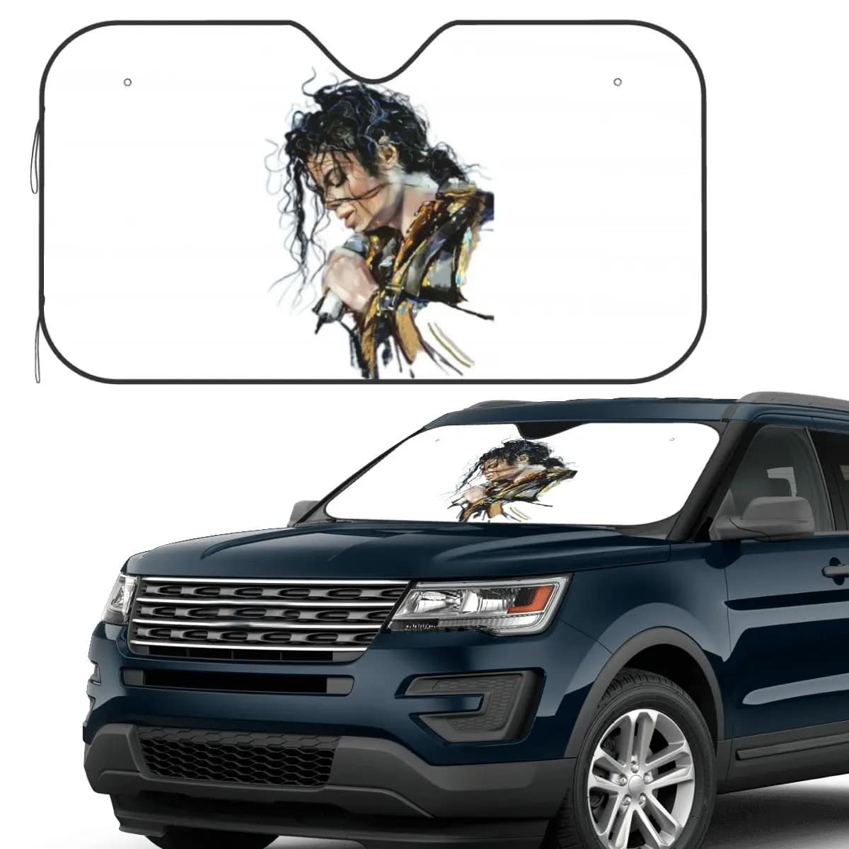 Michael Jackson Musicisti Cantanti Ballerini Parasole Parabrezza Parabrezza anteriore per auto Finestra Visiera parasole Accessori Coperture