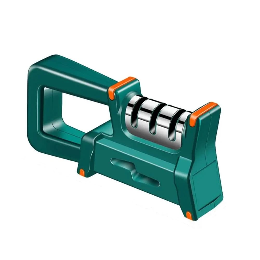 Affilacoltelli portatile Luckshopping per la cucina domestica, strumenti per affilatura rapida, affilacoltelli portatile rapido, strumento multifunzione