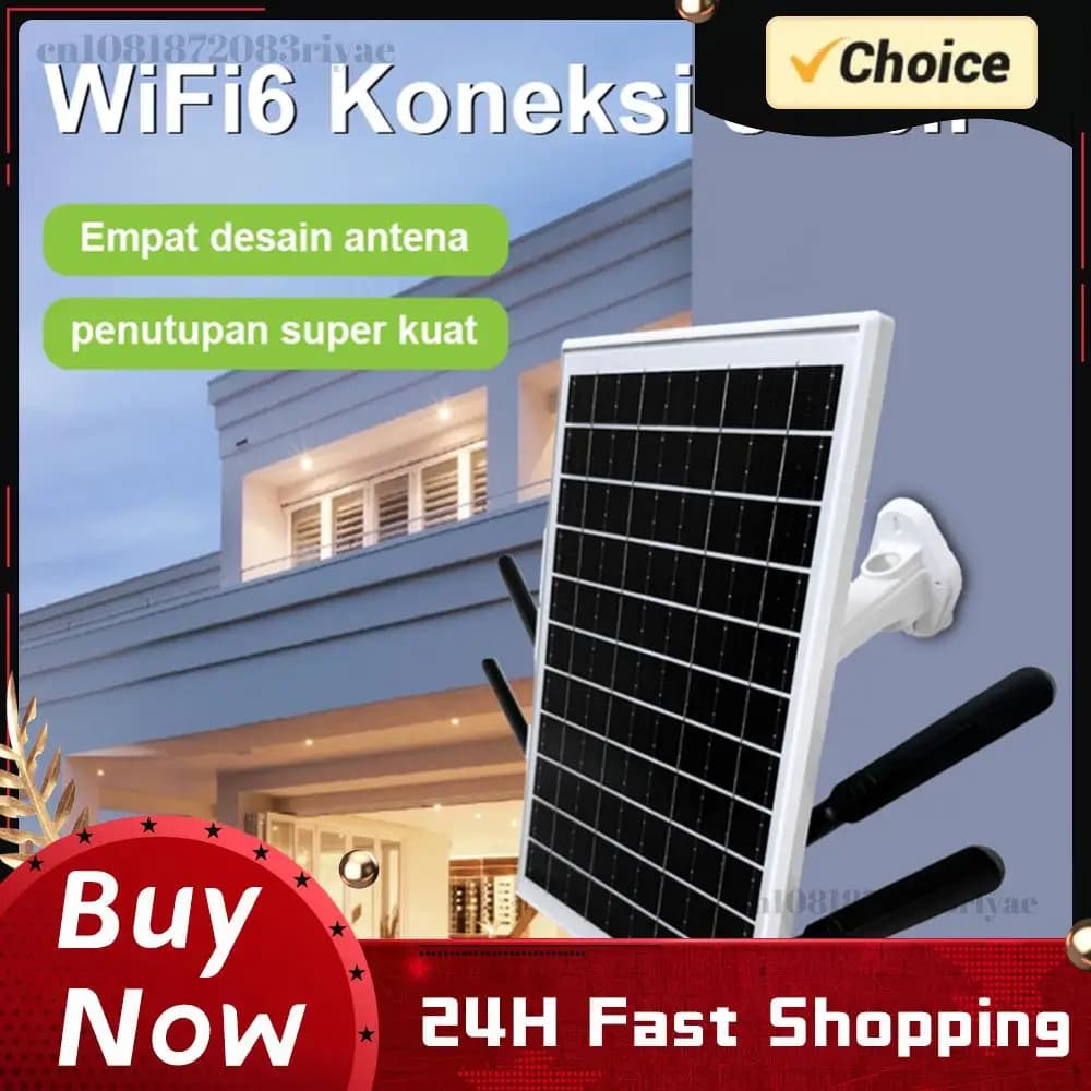 Router WiFi 4G LTE Solare Impermeabile per Esterni con Slot SIM, Router Wireless Portatile 15W 25600mAh per Telecamere di Sicurezza