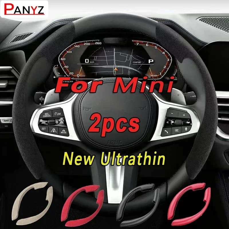 Carbon Fiber Shoe Cover for Car Accessories Mini Clubman Traveller Moke Countryman