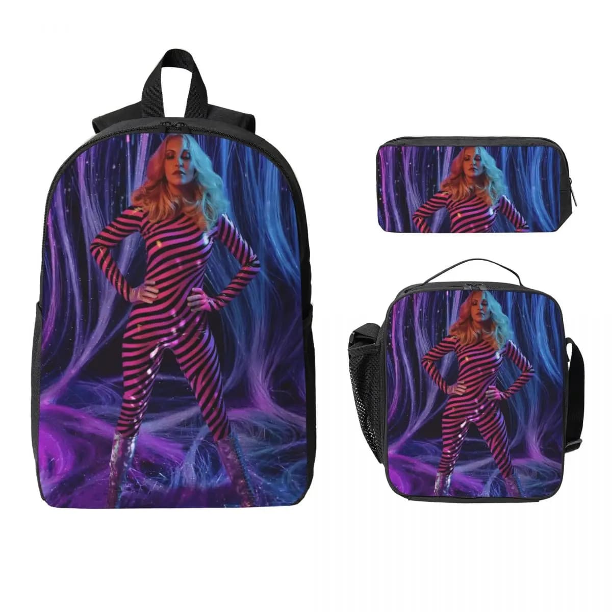 Madonnas Confessions II 2026 Kids Backpack Lunch Box Pencil Boxes for Boys Girls Backpacks Large Capacity Schoolbag Bookbag Set