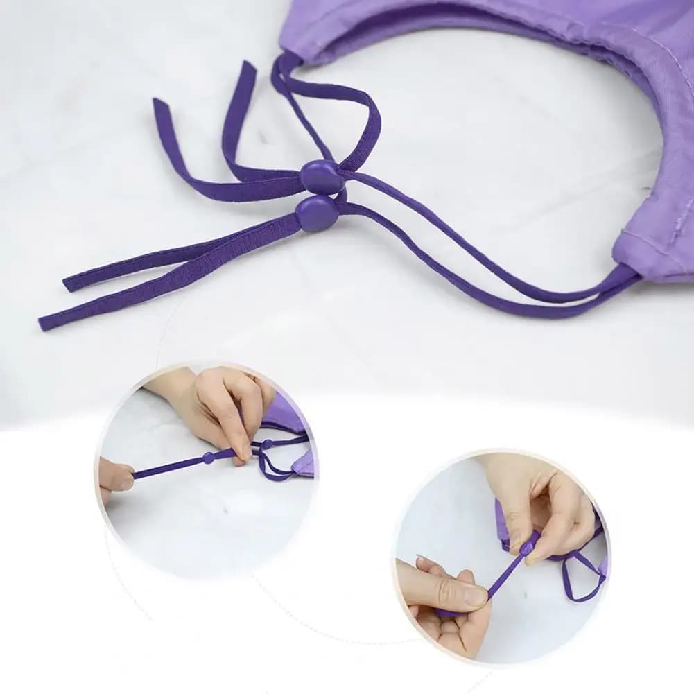 Covers Adjustable Raincoats for Dogs, Shower Hats for Dogs and Cats, Ear Protection During Bathroom for Puppies