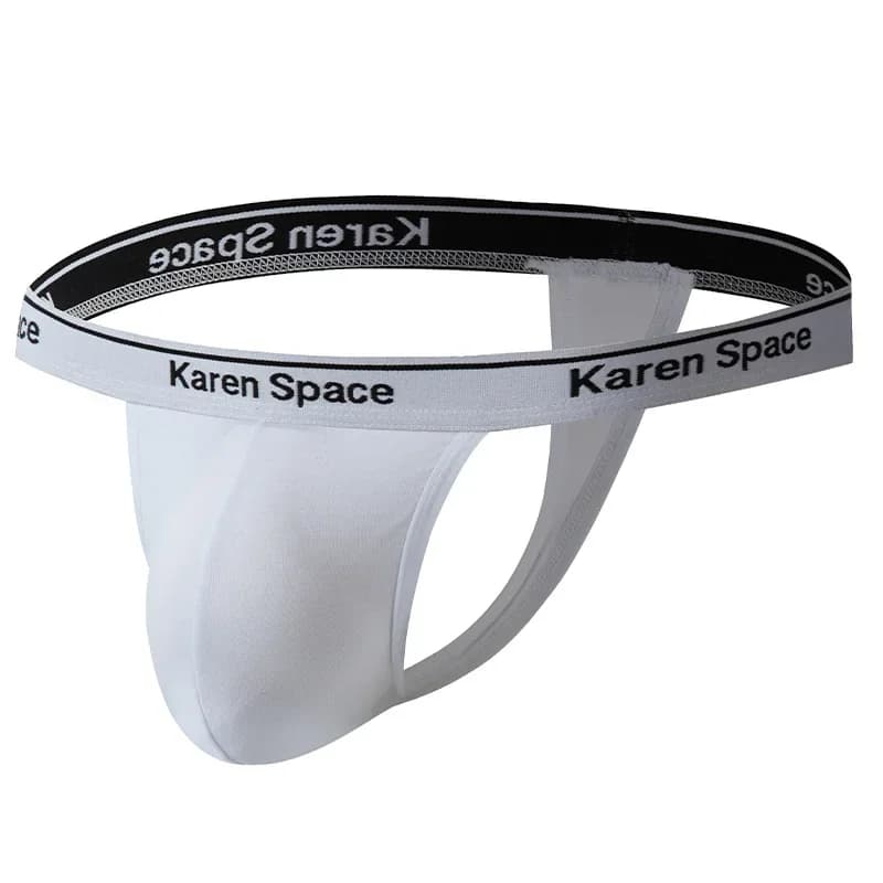 Perizoma da uomo in cotone perizoma a vita bassa con retro a T, confezione singola o confezione da 3 slip singoli gay sexy