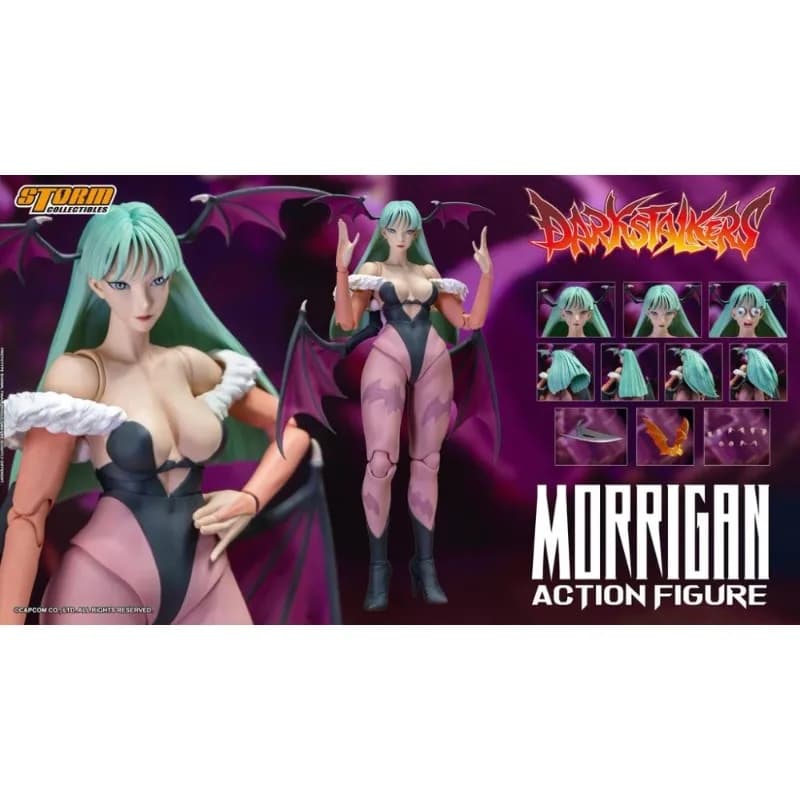 Disponibile - Storm Toys ST Darkstalkers Morrigan - Action Figure Anime, Modellino da Collezione