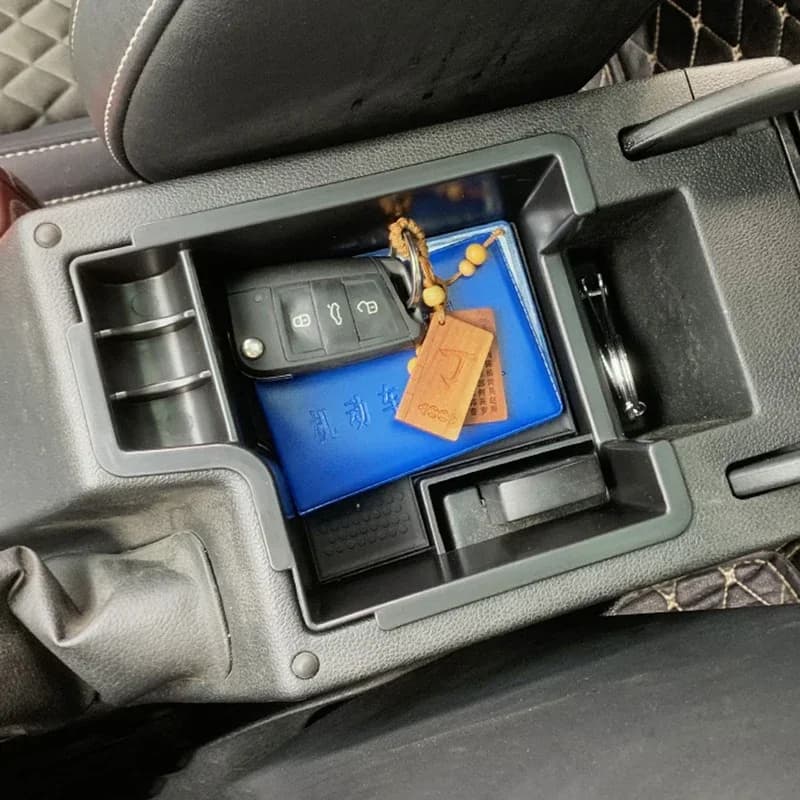 Organizer per Console con bracciolo compatibile con vassoio per Console centrale per accessori interni Skoda Octavia 2015-2020 per guida a sinistra
