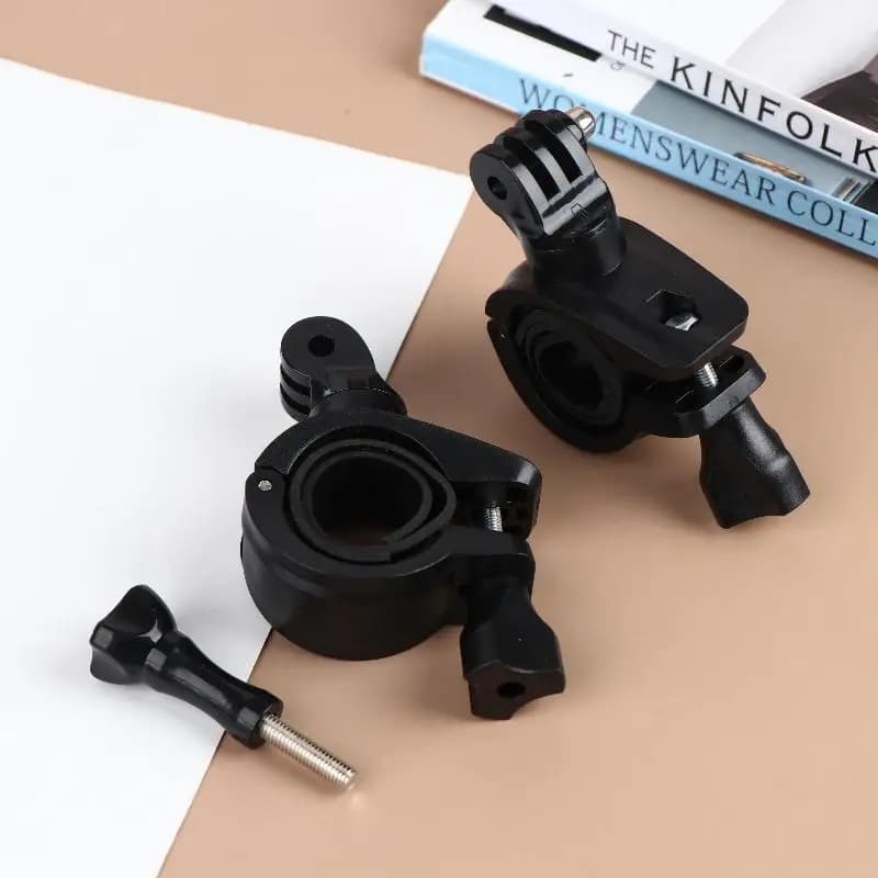 360 Degree Rotation Bike Bicycle Motorcycle Handlebar Handle Bar Mount Holder For Hero 11 10 9 8 SJCAM Camera Accessories