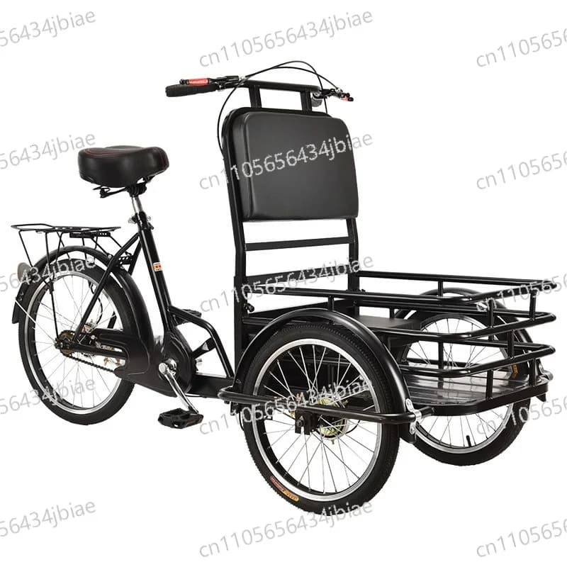 Leisure bicycles, elderly adults, carrying goods with babies, shopping, walking pets, riding bicycles backwards