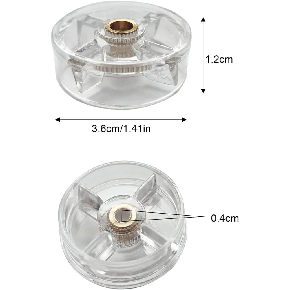 Parte di ricambio Ingranaggio base e ingranaggio lama, compatibile con frullatori Magic Bullet MB1001 da 250 W, confezione da 6 GSY