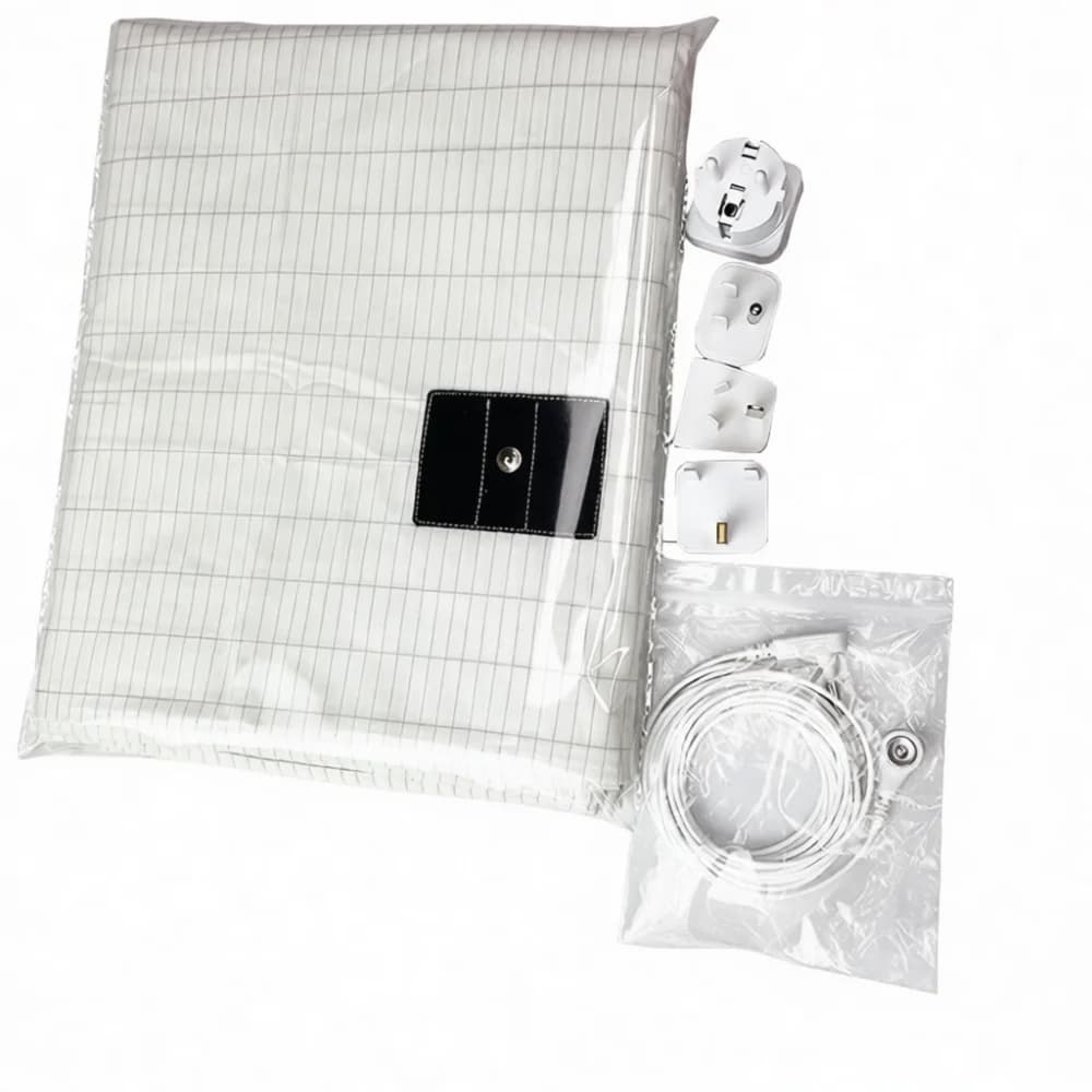 Conductive Silver Fiber Grounding Sheet Bedding Anti Static Soft Breathable Antibacterial Skin Friendly Sleeping Bed Pad