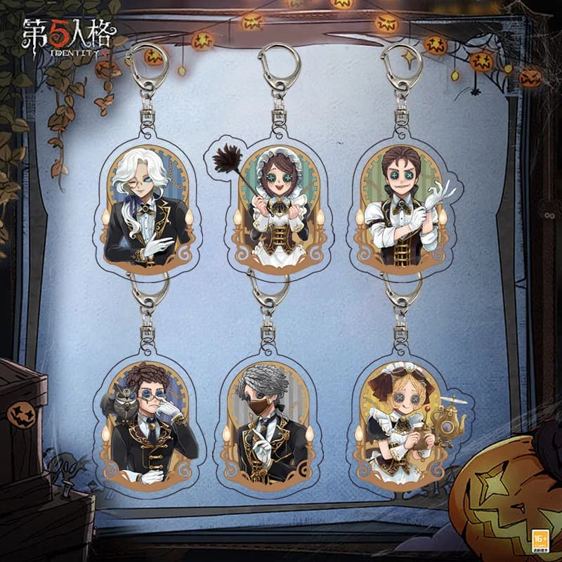 Identity V Soul Character Model 6 cm Acrylic Keychain Woman Nice cartoon bag Pendant Decoration Keychains Christmas Gifts