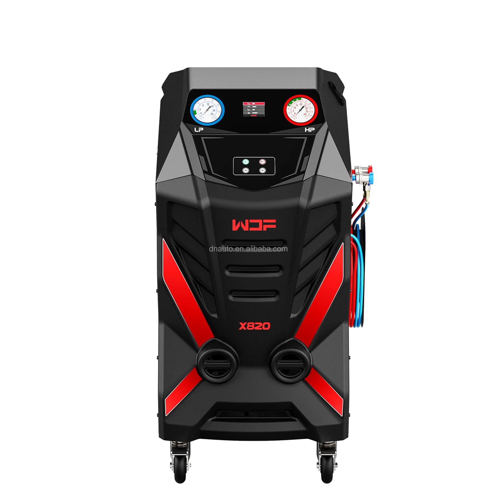 X-520 Attrezzatura per la cura del sistema di climatizzazione per auto / R134a Recupera del refrigerante per aria condizionata per auto / Macchina per vuoto e ricarica