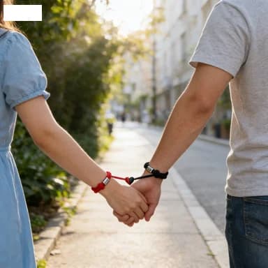 2 Pcs Matching Heart Bracelets for Couples, Matching Couples Bracelets for Women Men, Valentines Gift for Boyfriend Girlfriend Best Friend