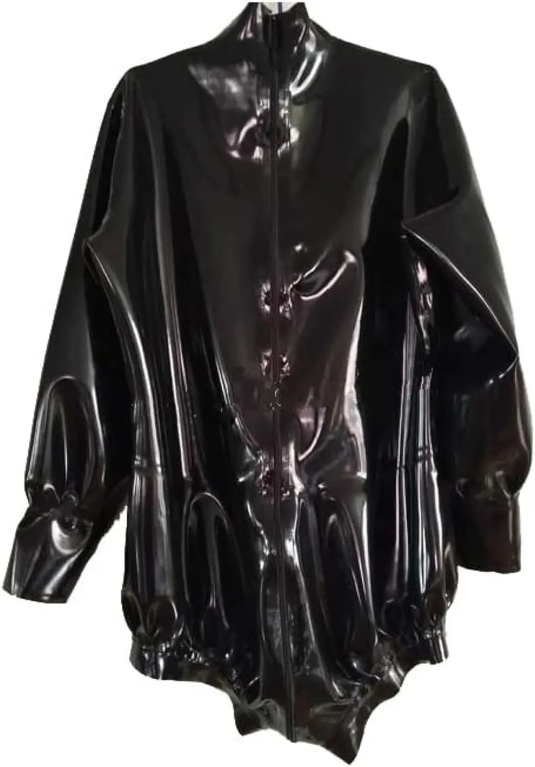 Latex Suit Rubber Women Swimsuit Black Catsuit Bodysuit