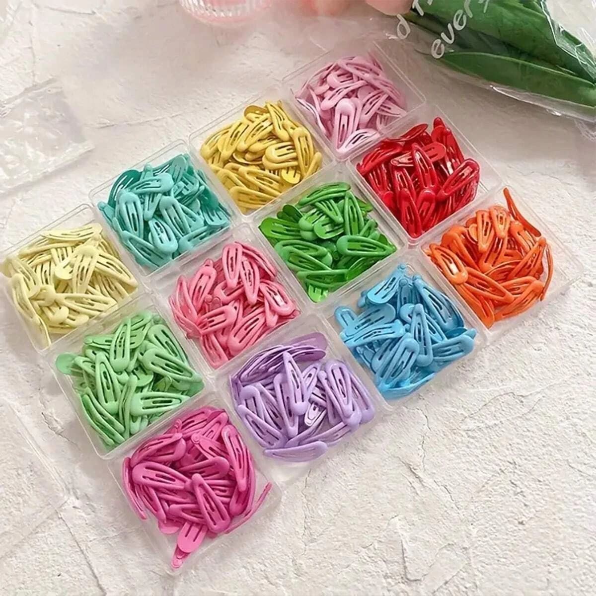 20 casual color mixed hair clips, side fringe, bars, make-up, washing, facial accessories, women, girls, styling Hai