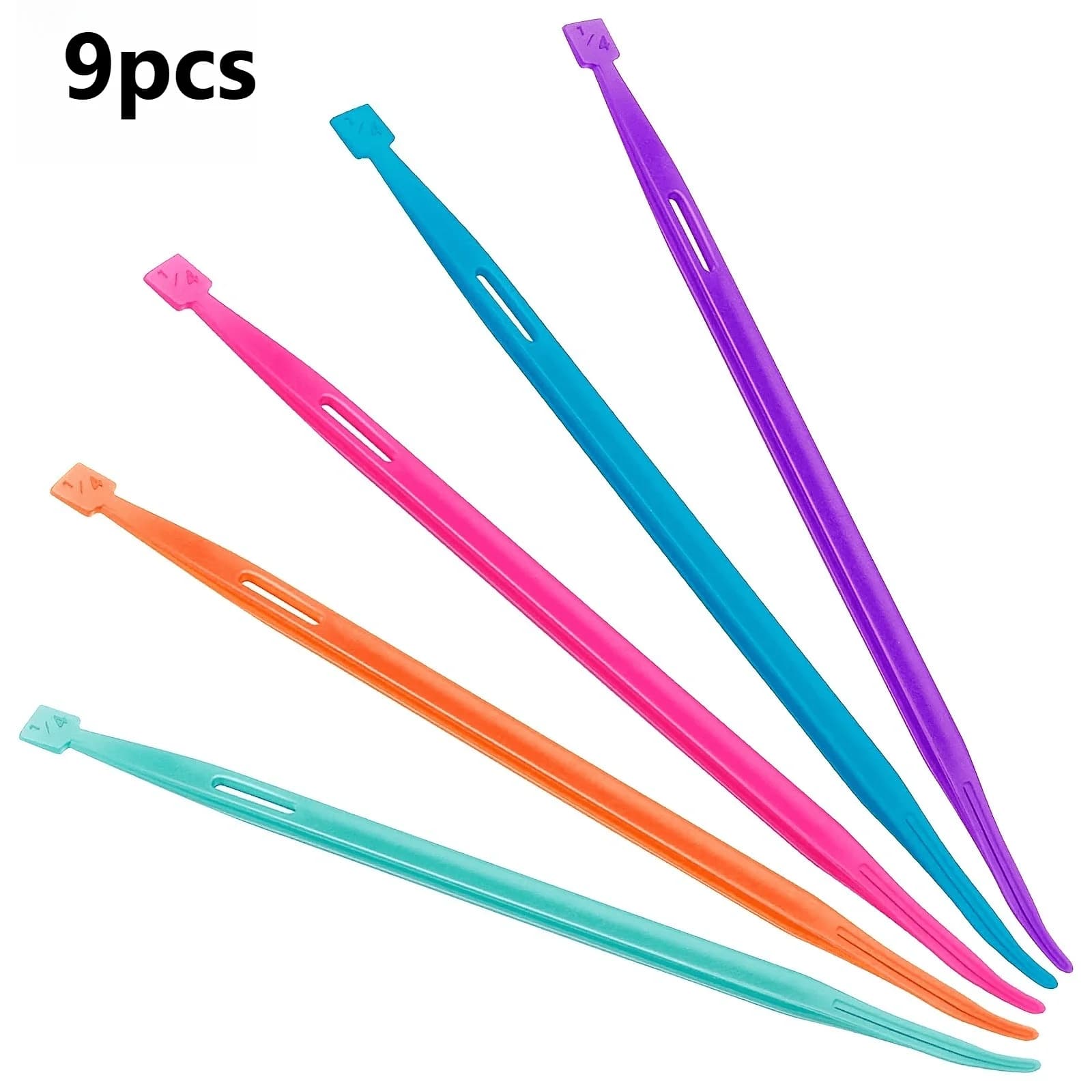 9Pcs 5 Colors Sewing Tools Accessories Tools Sewing Craft Quilting Tools, Household Sewing Accessories, Wrappers9