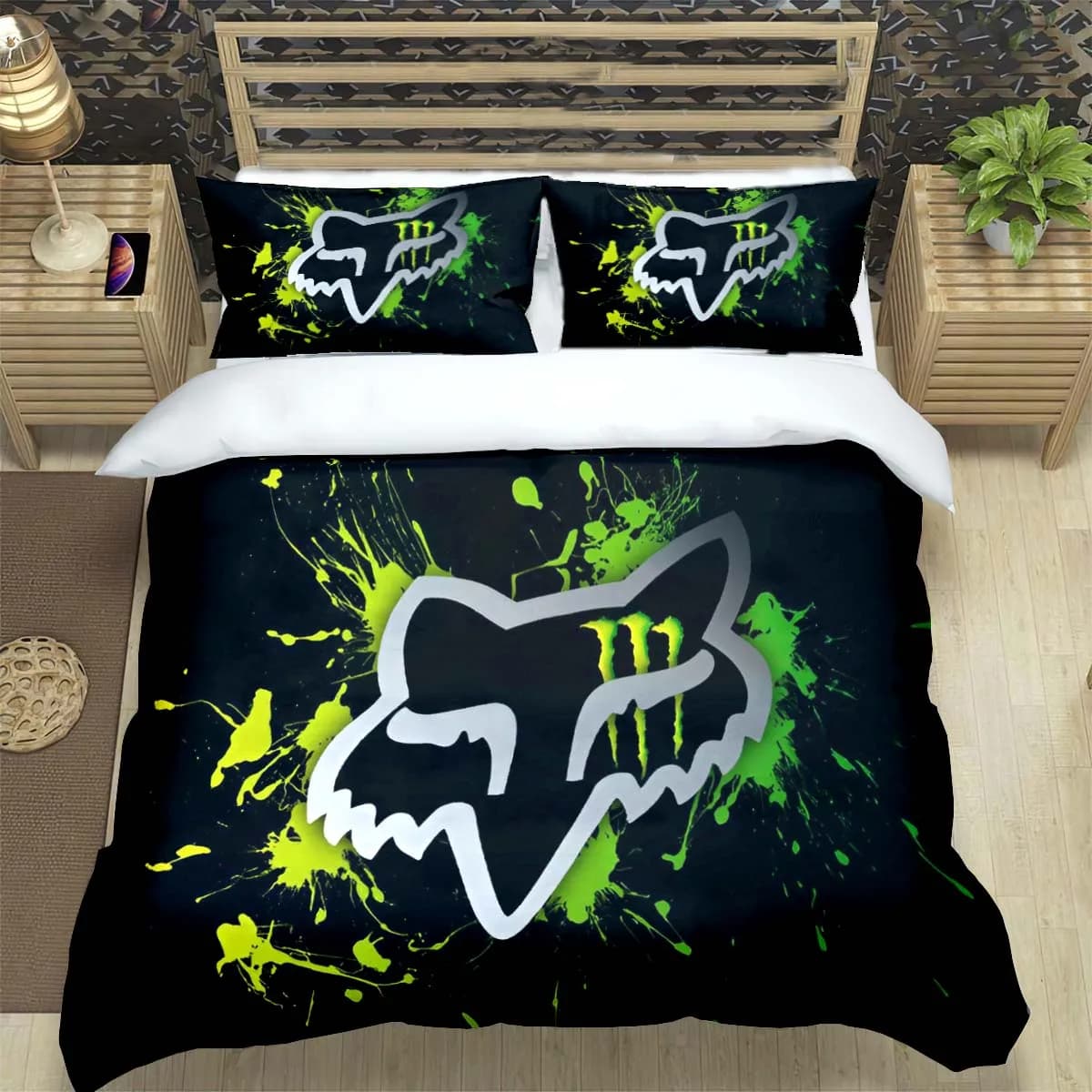 Hot Cartoon Role Print Bedding Sets Bed Supplies Set Comforter Set Teens Girls Cartoon F-Fox Twin Single Kid Luxury Gift