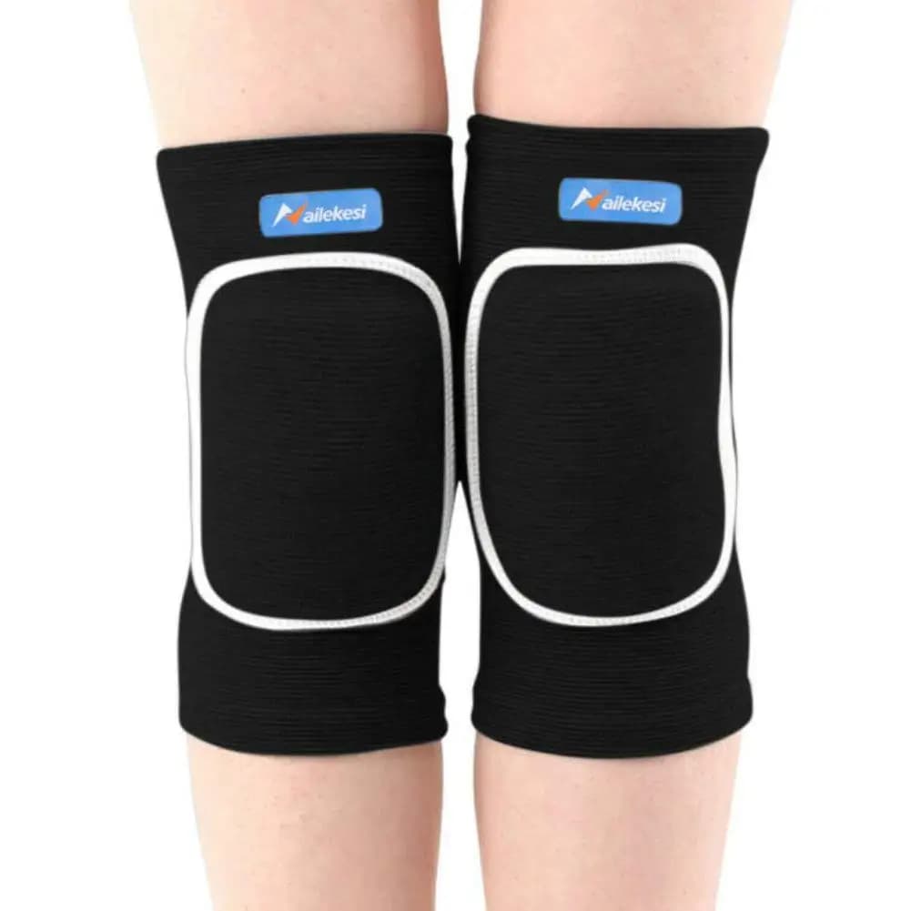 1 paio di ginocchiere da ballo per pallavolo yoga donne bambini uomini rotuleo ginocchiera supporto EVA ginocchiera protezione fitness attrezzatura da lavoro