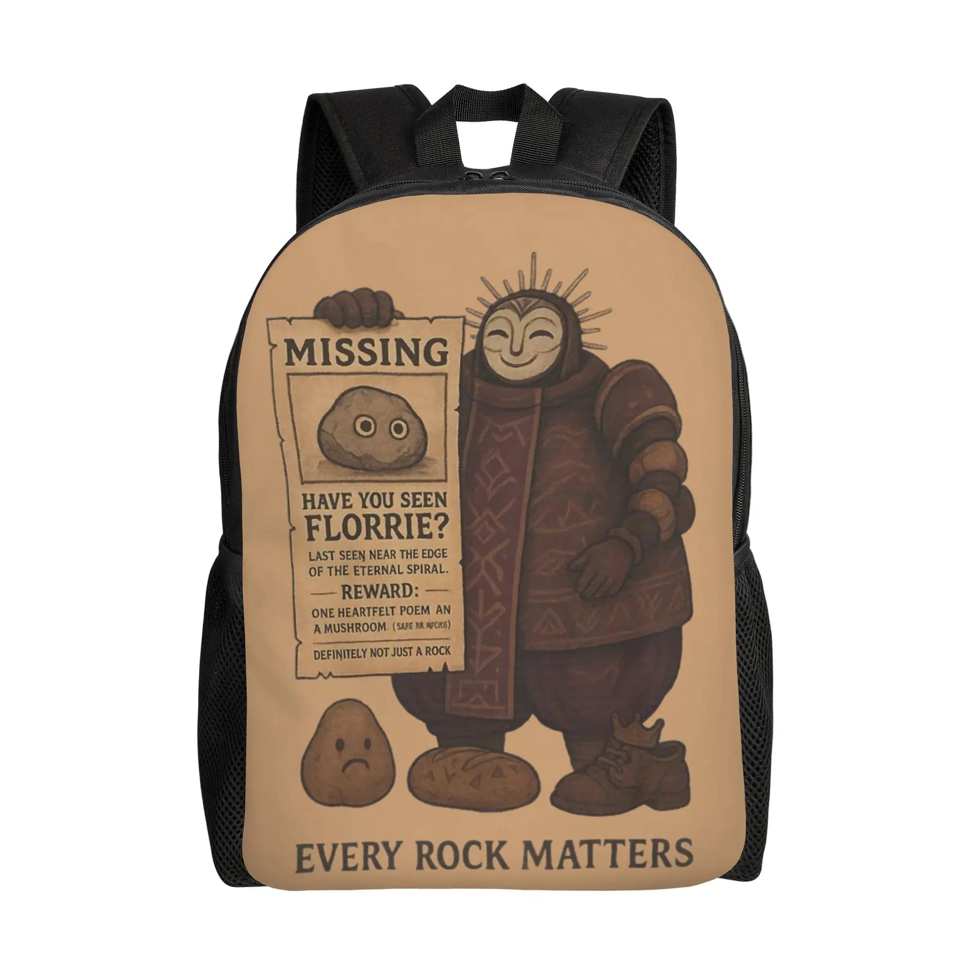 Expedition 33 Missing Pet Rock Zaino casual sportivo per scuola superiore, affari, giochi JRPG, per uomo e donna, borse in tela per laptop