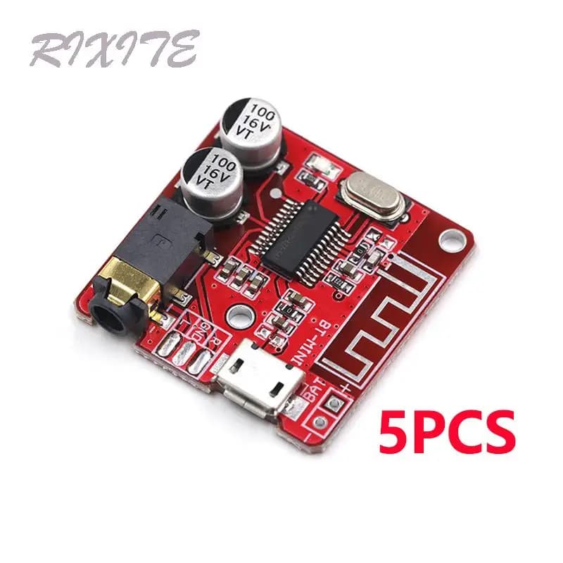 5PCS XY-BT-Mini Bluetooth 5.0 Audio Receiver Card Bluetooth MP3 Decode Card Without Loss Wireless stereo music module