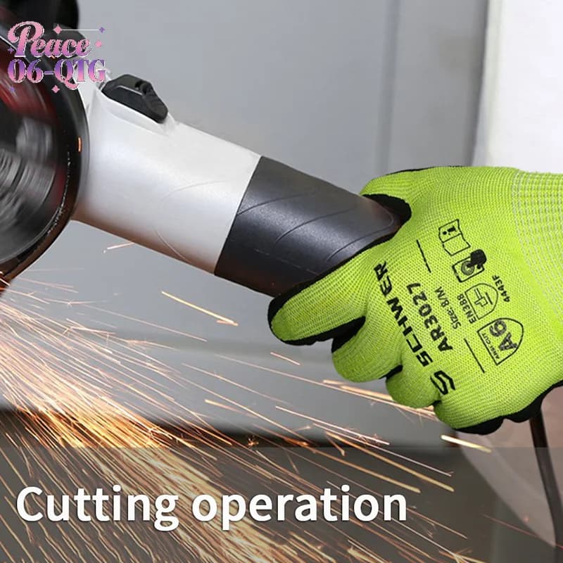 New Protective Cycling Gloves Anti-slip and Resistant to Wear, Mirrors, Cutting Resistant and A6 Punches with Steel Wire