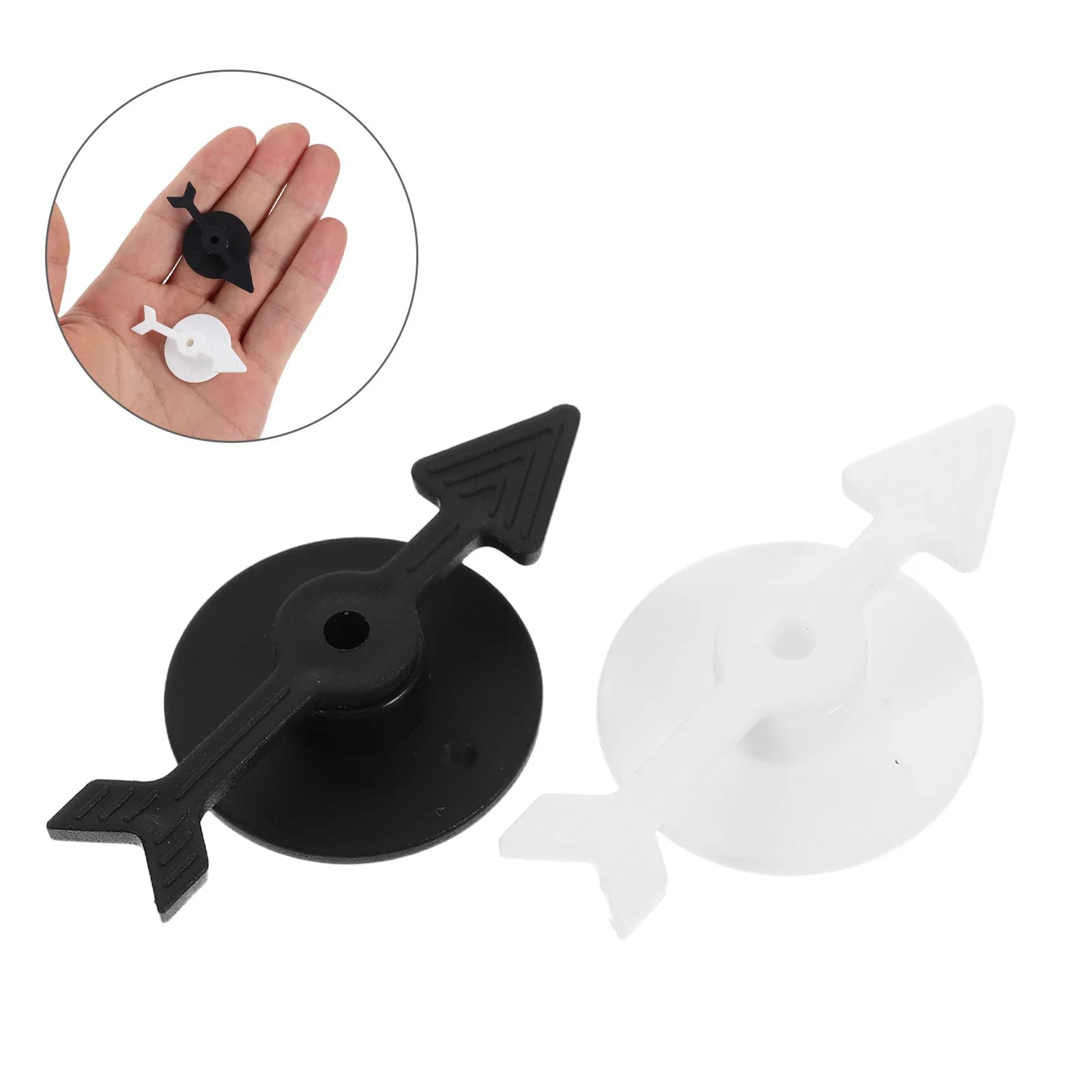 10 Pezzi Frecce in Plastica per Gioco, Accessori Girevoli Lisci per Giochi da Tavolo Multi-Giocatore Fai-da-te, per Feste e Aula
