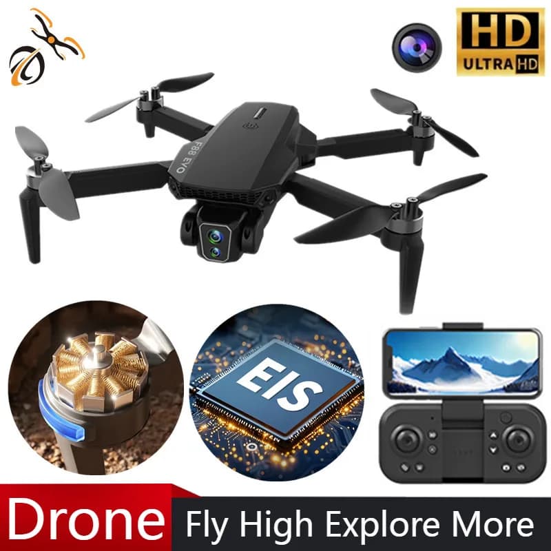 F88 Drone Brushless Motor Professional 2K HD With UAV Four-Rotor Helicopter Toys WiFi FPV Foldable Arms Children's toys Dron
