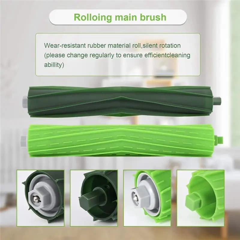 Panno filtro A62X per iRobot Roomba I7 I7+ E5 E6 I3, ricambi per spazzola principale e laterale per aspirapolvere