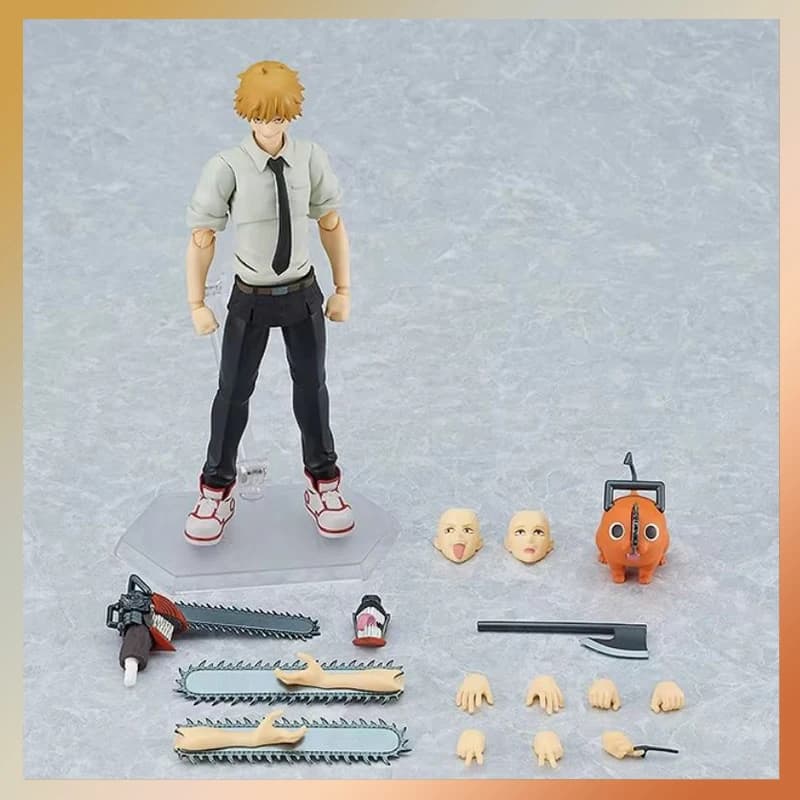Figma Chainsaw Man Denji 586 da 17 cm, action figure snodabile in PVC, modello da collezione, decorazione da scrivania in scatola per collezionisti di anime