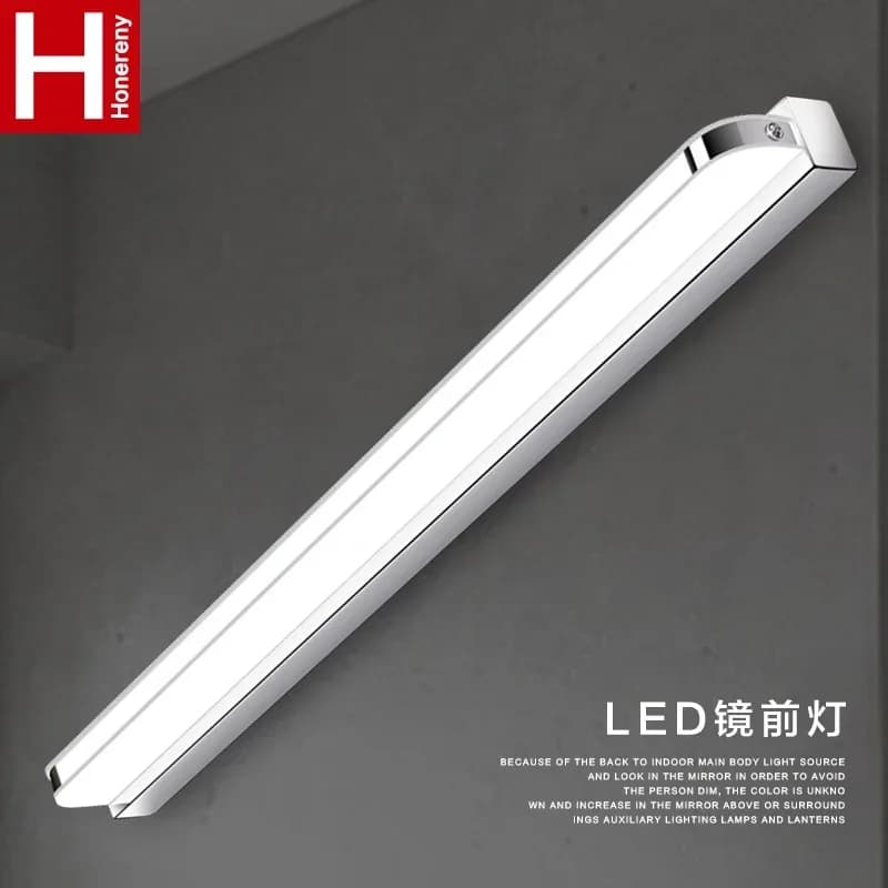 Nessuna punzonatura lampada da specchio per il trucco del bagno a led lampada da parete Lampada da armadio a specchio moderna e minimalista nordica
